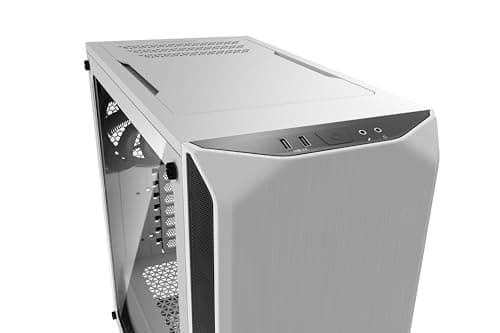 be quiet! Pure Base 500 ATX Mid Tower White with Tempered Glass Side Panel and USB 3.2 Gen 1 Type-A image