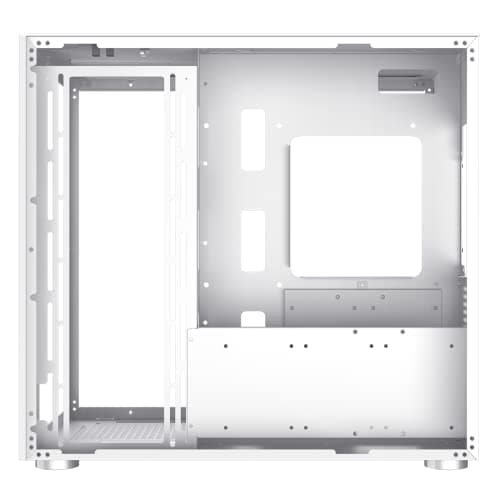 GameMax Infinity ATX Mid Tower White with Tempered Glass Side Panel and USB 3.2 Gen 1 Type-C USB 3.2 Gen 1 Type-A image