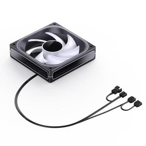 Jonsbo ZB-120B 120mm Black Addressable RGB PWM 65.26 CFM 1-Pack image