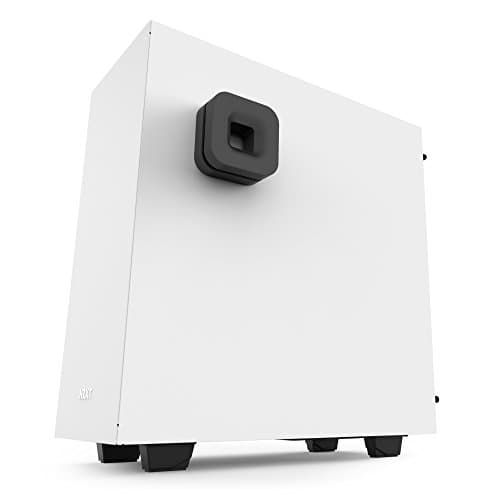 NZXT S340 Elite ATX Mid Tower White Tempered Glass Side Panel Front Panel USB 3.2 Gen 1 Type-A & USB 2.0 Type-A image