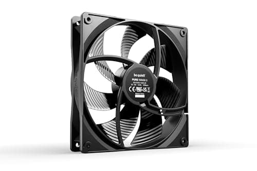 be quiet! Pure Wings 3 140mm Black 57.4 CFM 1-Pack image