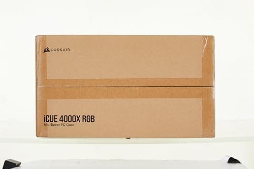 Corsair iCUE 4000X RGB ATX Mid Tower White Tempered Glass image