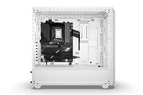 be quiet! Shadow Base 800 FX ATX Mid Tower White with Tempered Glass Side Panel and USB 3.2 Gen 2 Type-C USB 3.2 Gen 1 Type-A image
