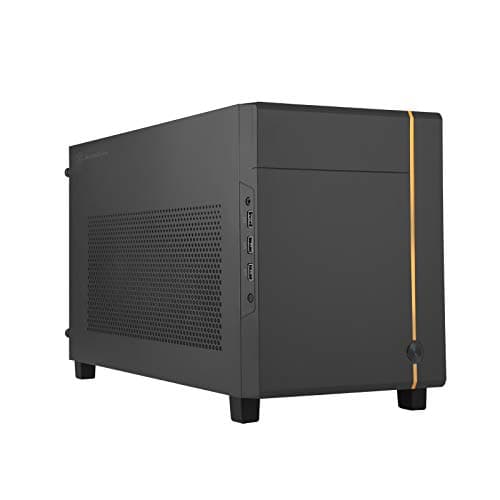 Silverstone SUGO 14 Mini-ITX Desktop Black / Yellow with USB 3.2 Gen 1 Type-A and USB 2.0 Type-A image