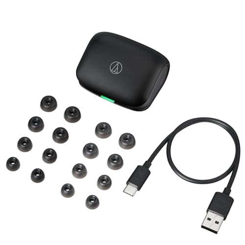 Audio-Technica ATH TWX7 Wireless Earbuds With Microphone image