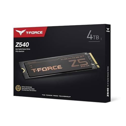 TEAMGROUP T-Force Cardea Z540 4TB M.2-2280 SSD PCIe 5.0 X4 NVMe image