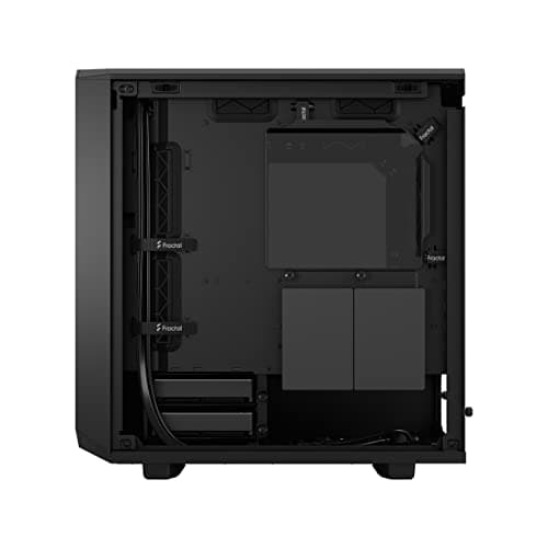 Fractal Design Meshify 2 Mini Micro ATX Mid Tower Black with Tinted Tempered Glass Side Panel and USB 3.2 Gen 2 Type-C USB 3.2 Gen 1 Type-A image