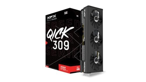XFX Radeon RX 7600 XT Speedster QICK 309 16GB GDDR6 Black main image