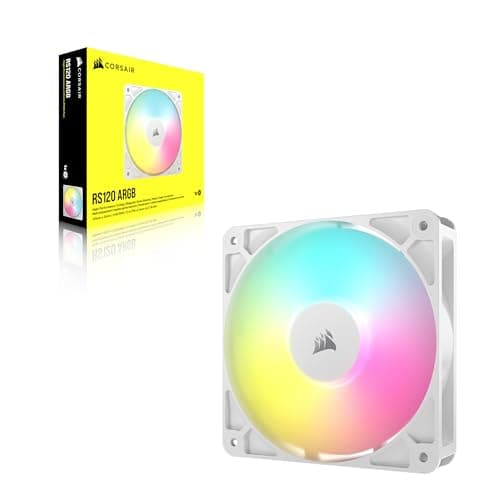 Corsair RS120 120mm White RGB PWM image