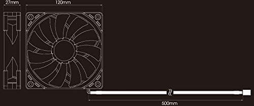 Scythe Kaze Flex 120mm Gray / Black PWM 51.17 CFM image