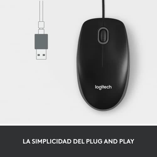 Logitech M100 Wired Optical Mouse image