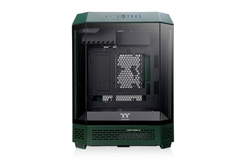 Thermaltake The Tower 600 ATX Mid Tower Green / Black with Tempered Glass Side Panel and USB 3.2 Gen 2 Type-C, USB 3.2 Gen 1 Type-A image