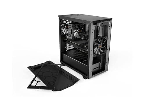 be quiet! Pure Base 500 ATX Mid Tower Black with Tempered Glass Side Panel and USB 3.2 Gen 1 Type-A image