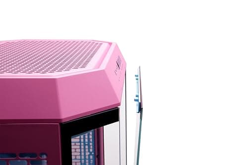Thermaltake The Tower 600 ATX Mid Tower Pink with Tempered Glass Side Panel and USB 3.2 Gen 2 Type-C, USB 3.2 Gen 1 Type-A image