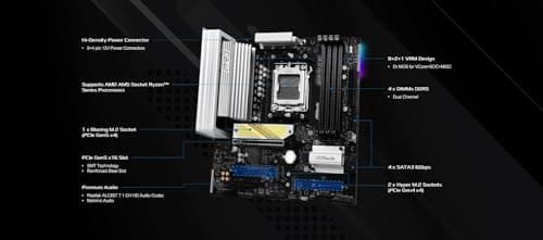 ASRock B850M Pro RS WiFi AM5 DDR5 Micro ATX image