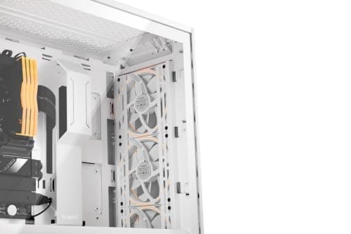 be quiet! Shadow Base 800 FX ATX Mid Tower White with Tempered Glass Side Panel and USB 3.2 Gen 2 Type-C USB 3.2 Gen 1 Type-A image