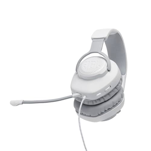 JBL Quantum 100 Closed White Gaming Headset image