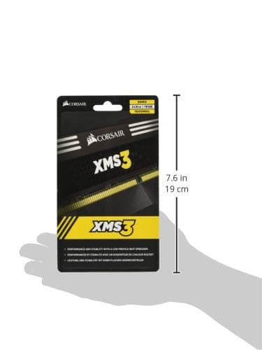 Corsair XMS3 Black / Silver DDR3-1600 CL9 16GB (2x8GB) image