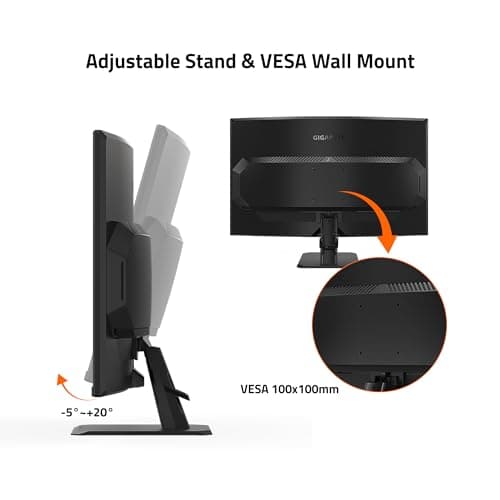 Gigabyte GS32QC SA 31.5" 1440p 170Hz Curved Monitor image