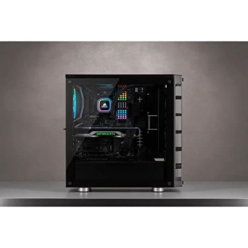 Corsair iCUE 465X RGB ATX Mid Tower Black Tempered Glass USB 3.2 Gen 1 Type-A image
