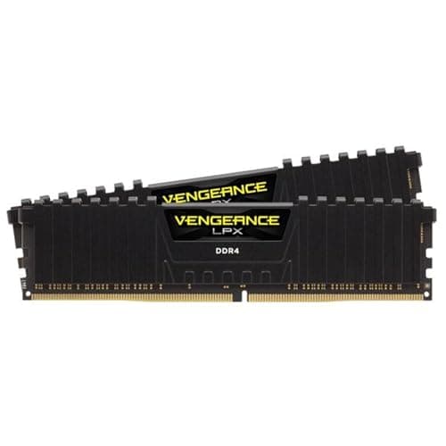 Corsair Vengeance LPX Black / Yellow DDR4-2400 CL16 64GB (2x32GB) image