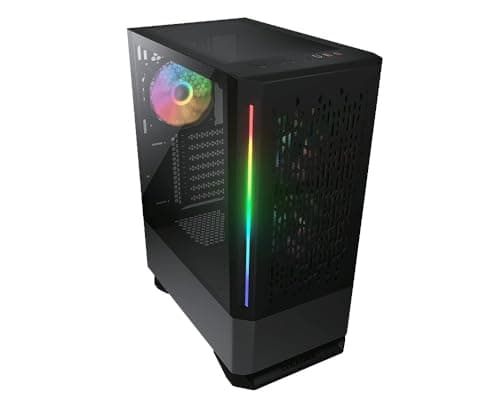 Cougar MX430 Air RGB ATX Mid Tower Black Tempered Glass image