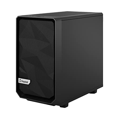 Fractal Design Meshify 2 Nano Mini-ITX Tower Black Tempered Glass Side Panel image