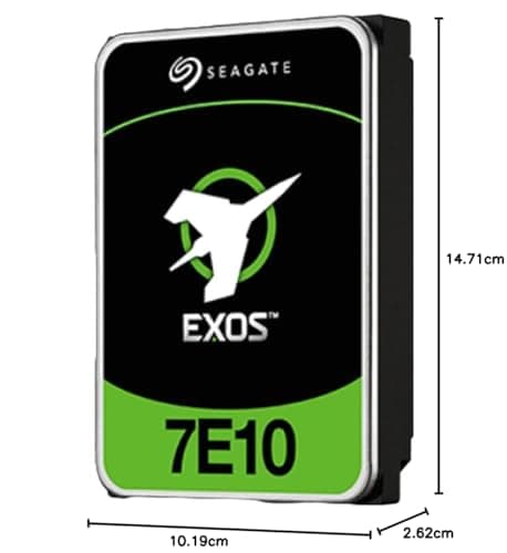 Seagate Exos 10TB 3.5" HDD 7200RPM SATA 512e/4Kn image