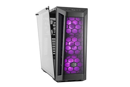 Cooler Master MasterBox MB511 ARGB ATX Mid Tower Black with Tempered Glass Side Panel and USB 3.2 Gen 1 Type-A Front Panel USB image