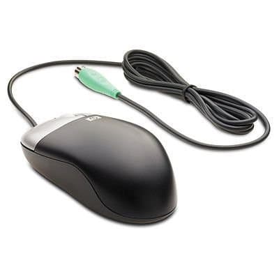 HP EY703AA Wired Optical Black Mouse image