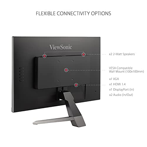ViewSonic VX2467-MHD 24" 1080p 75Hz VA Monitor image