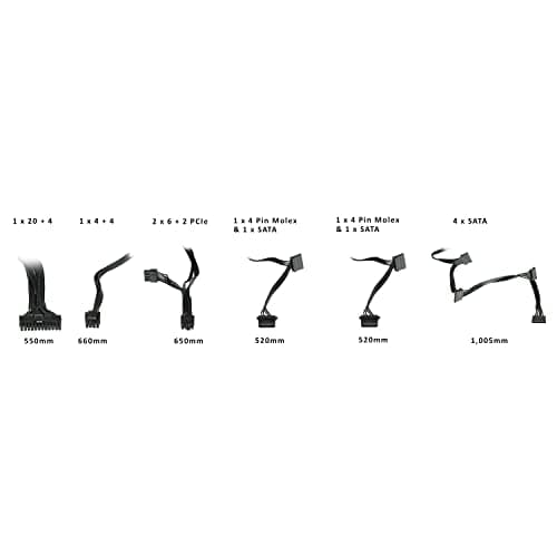 GameMax GP Black ATX 500W Non-Modular 80+ Bronze Certified image