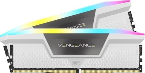 Corsair Vengeance RGB 64GB (2x32GB) DDR5 6000 CL30 White main image