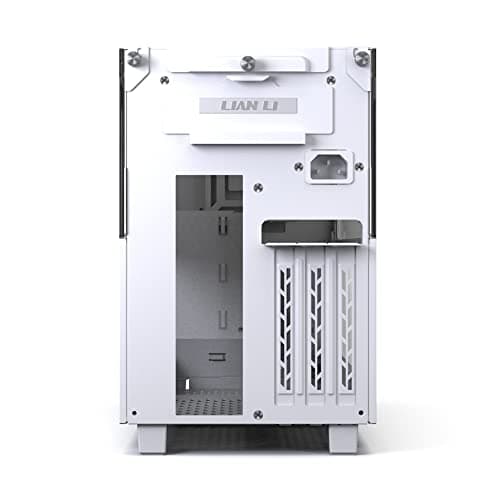 Lian Li Q58 (PCIe 3.0) Mini-ITX Desktop White with Tempered Glass Side Panel, USB 3.2 Gen 2 Type-C, USB 3.2 Gen 1 Type-A, and 342 x 170 x 250 mm dimensions image