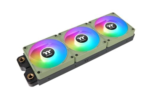 Thermaltake CT140 EX 140mm Green ARGB Sync PWM 90.3 CFM 3-Pack image
