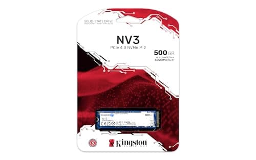 Kingston NV3 500GB SSD M.2-2280 PCIe 4.0 X4 NVMe image