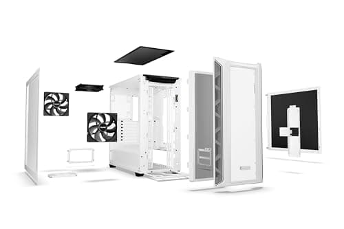 be quiet! Shadow Base 800 DX ATX Mid Tower White Tempered Glass image