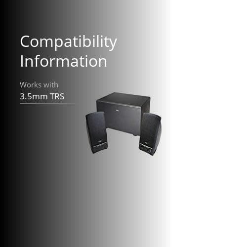 Cyber Acoustics CA3001RB 2.1 Channel 14W Speaker System image