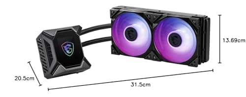 MSI MPG CORELIQUID K240 Water 77.4 CFM 240mm Black image