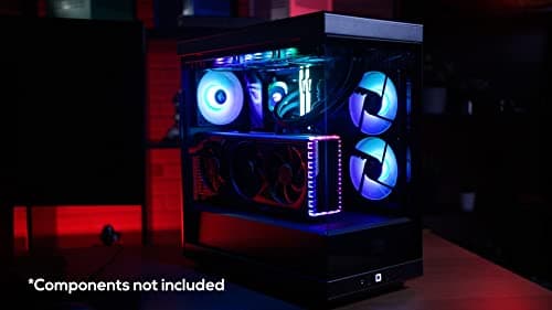 HYTE Y40 ATX Mid Tower Black Tempered Glass image