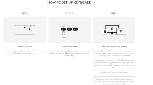 Logitech K380 Mini Bluetooth Keyboard image