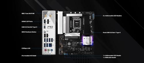 ASRock B860 Pro RS WiFi LGA1851 DDR5 ATX image