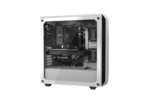 be quiet! Pure Base 500 ATX Mid Tower White with Tempered Glass Side Panel and USB 3.2 Gen 1 Type-A image