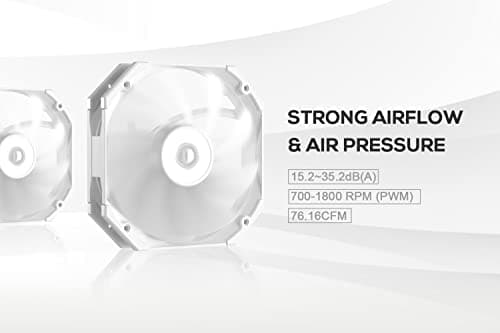 ID-COOLING SE-207-XT SLIM Air 135mm 76.16 CFM White image