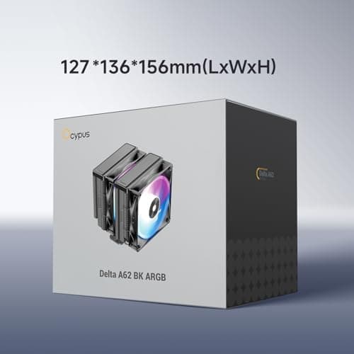 Ocypus Delta A62 ARGB Air 156mm 73 CFM Black image