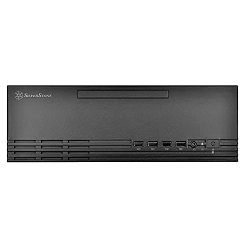 Silverstone MILO 11 Micro ATX Desktop Black / Silver with USB 3.2 Gen 1 Type-A and USB 2.0 Type-A image