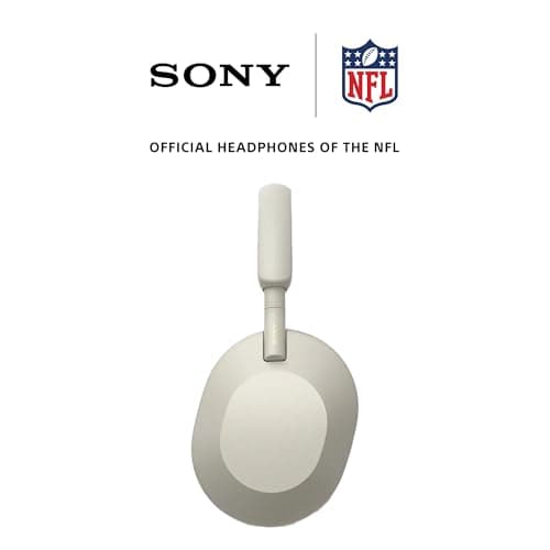 Sony XM5 Closed-Back Silver Headphones image