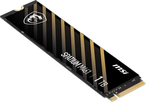 MSI SPATIUM M461 1TB SSD M.2-2280 PCIe 4.0 x4 NVMe image