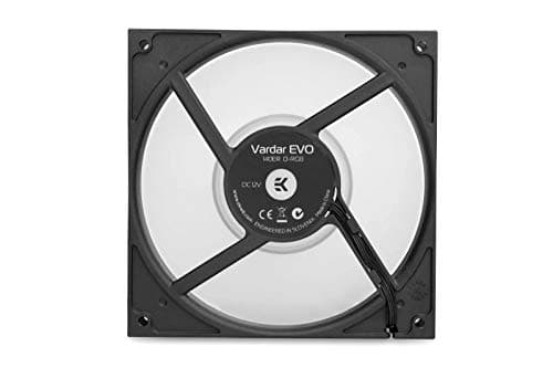 EK EK-Vardar EVO 140ER 140mm Black / White Addressable RGB PWM 84 CFM 1-Pack image