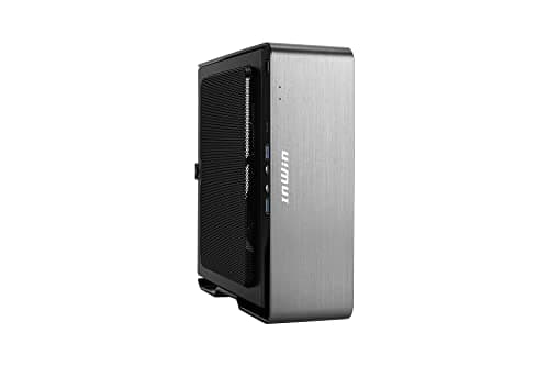 In Win Chopin MAX Mini-ITX Desktop Gray with Mesh Side Panel, USB 3.2 Gen 2x2 Type-C, USB 3.2 Gen 1 Type-A, and 200 W Power Supply main image